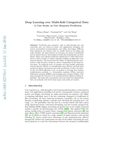 Deep Learning over Multi-field Categorical Data: A Case Study on