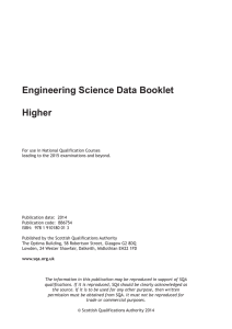 Engineering Science Data Booklet