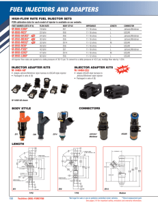 fuel injectors and adapters