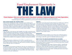 EEO is the Law Poster