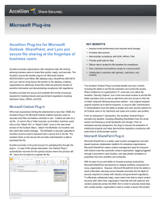 Accellion Microsoft Plug-ins