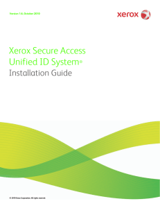 Xerox Secure Access Installation Guide