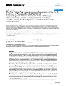 The Anal Fistula Plug versus the mucosal advancement flap for the