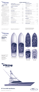 Viking Yachts 82 Convertible Specifications Sheet