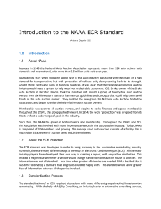 Introduction to the NAAA ECR Standard