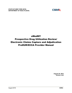 ProDUR-ECCA Provider Manual