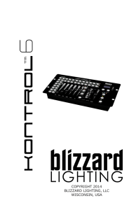 Kontrol 6 Manual - Blizzard Lighting