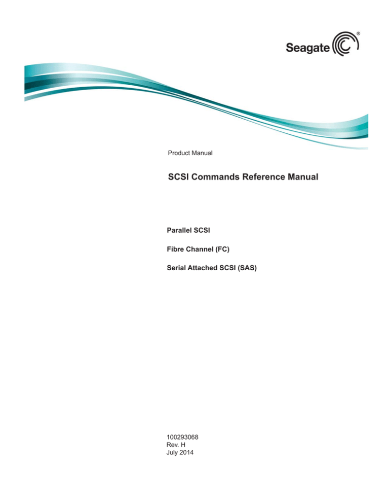 SCSI Commands Reference Manual