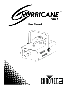 Hurricane 1101 User Manual Rev. 1