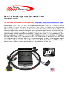 JB N55 E Series Stage 1 and JB4 Install Guide