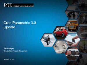 Creo Parametric 3.0 Update