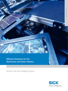 Efficient Solutions for the Electronics and Solar Industry