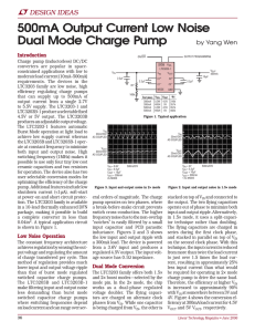 June 2006 500mA Output Current Low Noise Dual Mode Charge