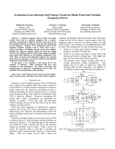 Evaluation of an Alternate Soft Charge Circuit for