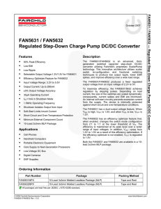 FAN5631 / FAN5632 Regulated Step