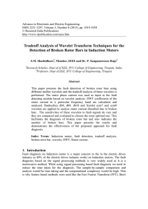 Tradeoff Analysis of Wavelet Transform Techniques for the Detection