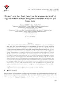 Broken rotor bar fault detection in inverter