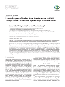 Practical Aspects of Broken Rotor Bars Detection in PWM Voltage