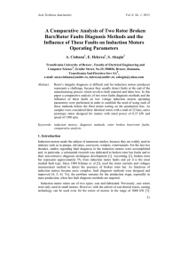 A Comparative Analysis of Two Rotor Broken Bars/Rotor Faults