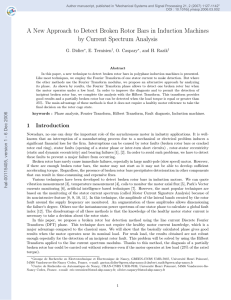 A New Approach to Detect Broken Rotor Bars in Induction Machines