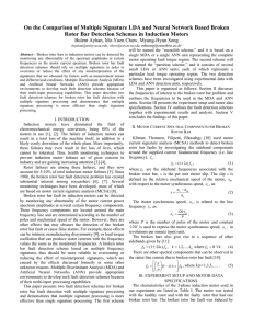 On the Comparison of Multiple Signature LDA and Neural Network