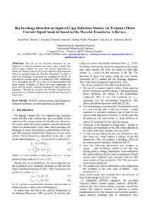 Bar breakage detection on Squirrel Cage Induction Motors