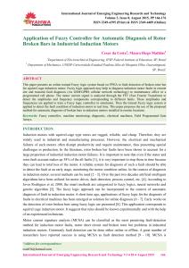 Application of Fuzzy Controller for Automatic Diagnosis of Rotor