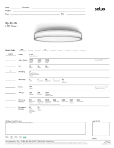 Kju Circle LED Direct [KJUC] selux.us