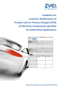 ZVEI Guideline for Customer Notifications / PCN