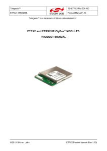 ETRX2 Product Manual