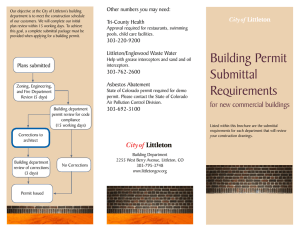 Building Permit Submittal Requirements