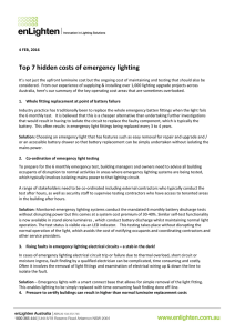 enLighten- Top 7 hidden costs of emergency lighting