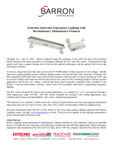 Exitronix Innovates Emergency Lighting with Revolutionary