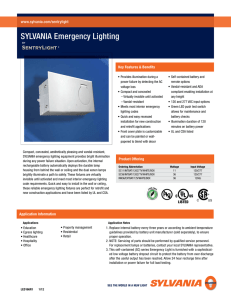 SYLVANIA Emergency Lighting