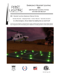Emergency Heliport Lighting EBS