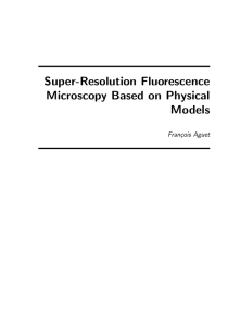 Super-Resolution Fluorescence Microscopy Based on Physical