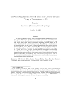The Operating System Network Effect and - Rong Luo
