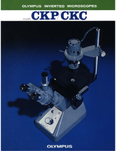 Olympus Inverted Microscopes CKP/CKC (CK) brochure