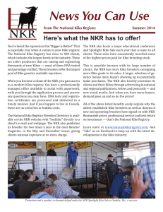 Here`s what the NKR has to offer!