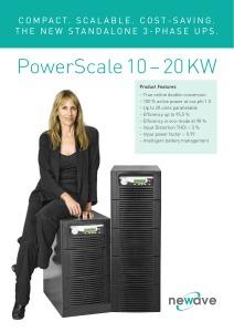 PowerScale 10 – 20 KW