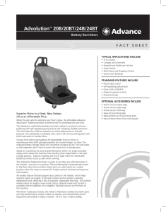 Advolution™ 20B/20BT/24B/24BT