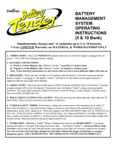 BATTERY MANAGEMENT SYSTEM OPERATING