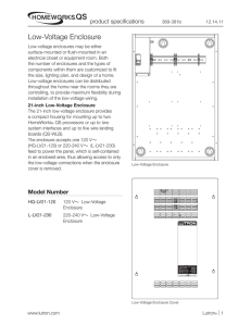 Low-Voltage Enclosure