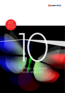10Ten things you should know about LED