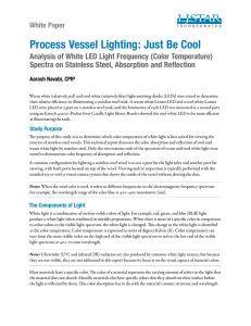 Process Vessel Lighting: Just Be Cool