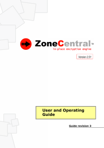 ZoneCentral : User Guide