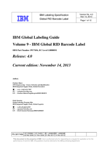 IBM Global Labeling Guide Volume 9