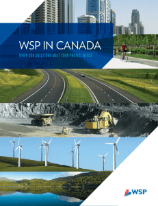 WSP IN CANADA
