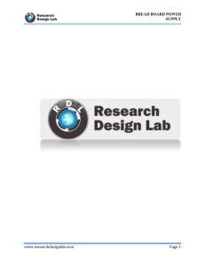 www.researchdesignlab.com Page 1 BREAD BOARD POWER
