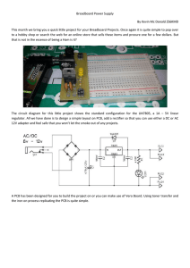 Breadboard Power Supply By Kevin Mc Donald ZS6KMD This